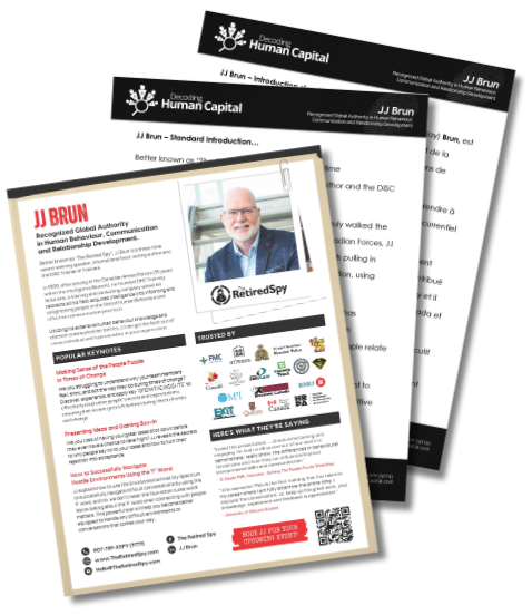 JJ Brun Media Kit Learn to Speak a Whole New Language