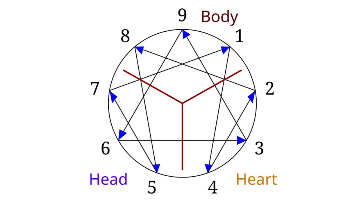diagram of Enneagram personality assessment